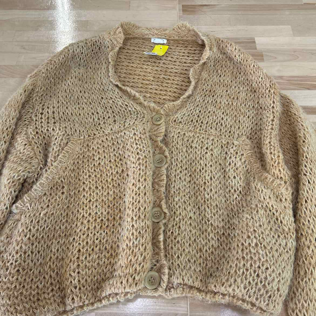 Kimchi Blue Size XS Tan Knit Preloved Cardigan