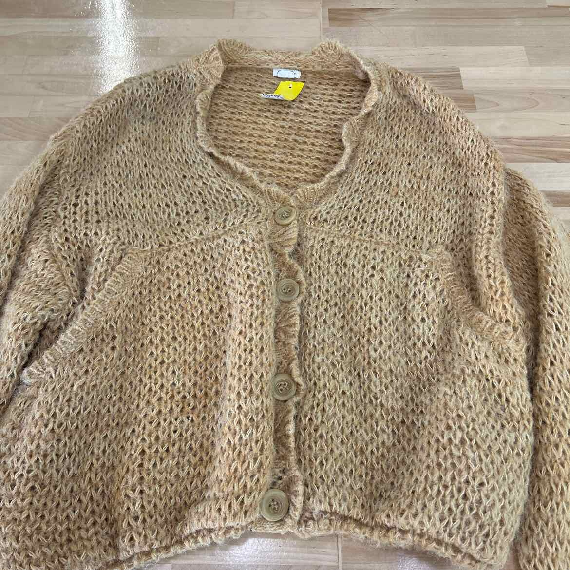 Kimchi Blue Size XS Tan Knit Preloved Cardigan