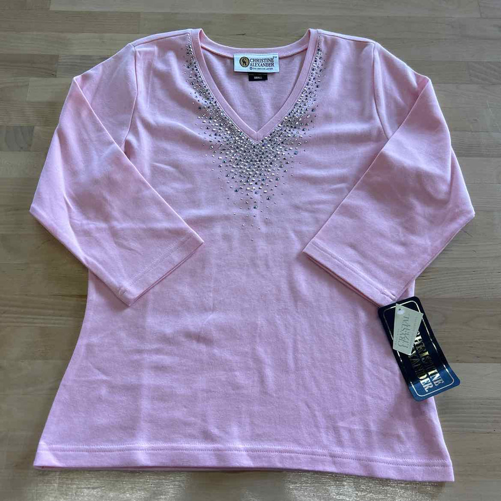 Christine Alexander Size S Pink Long Sleeve