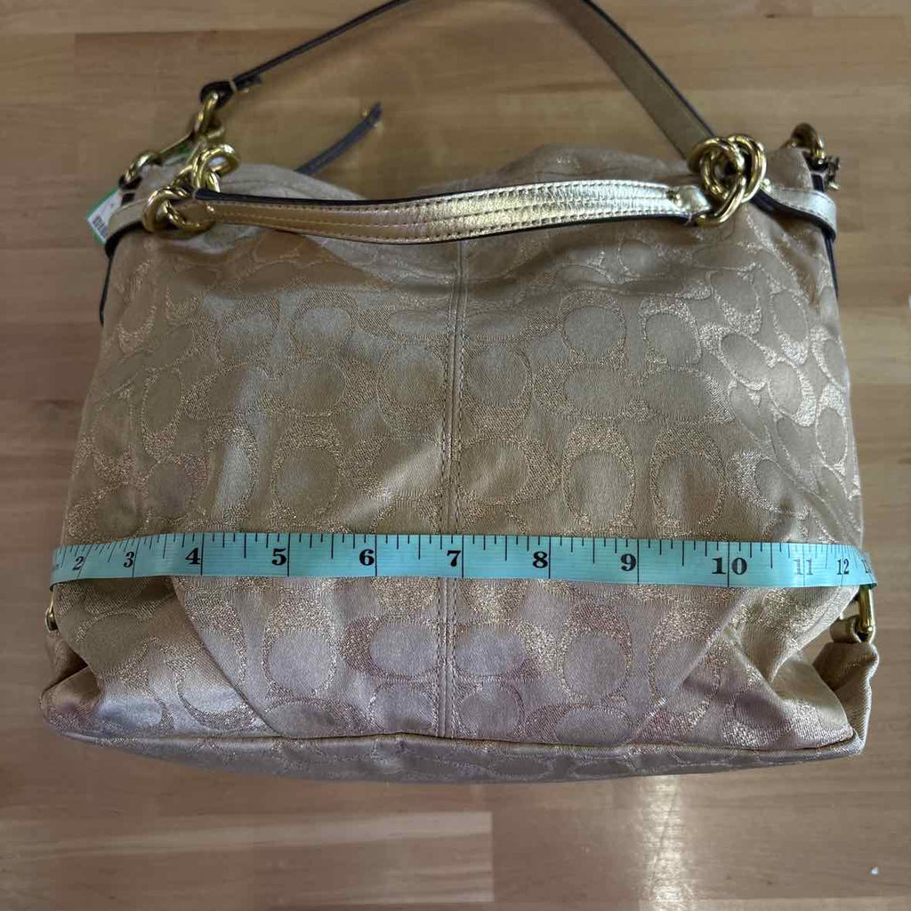 Coach Gold Preloved Handbag