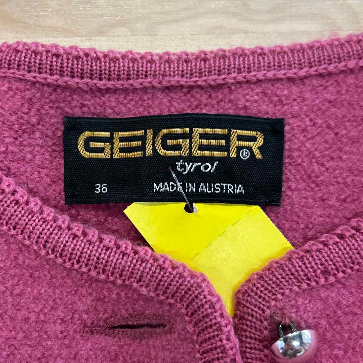 Geiger Size 36 Pink Jacket