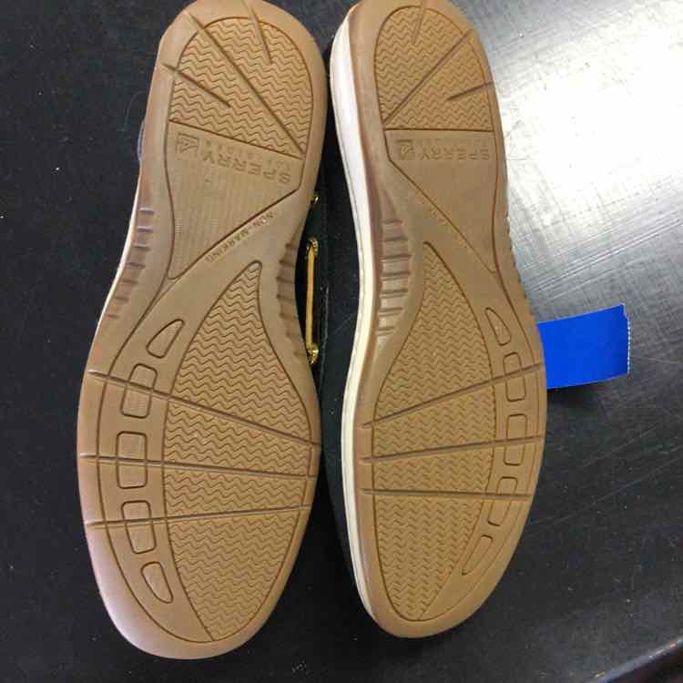 Sperry Shoe Size 8 Black & Gold Sandals