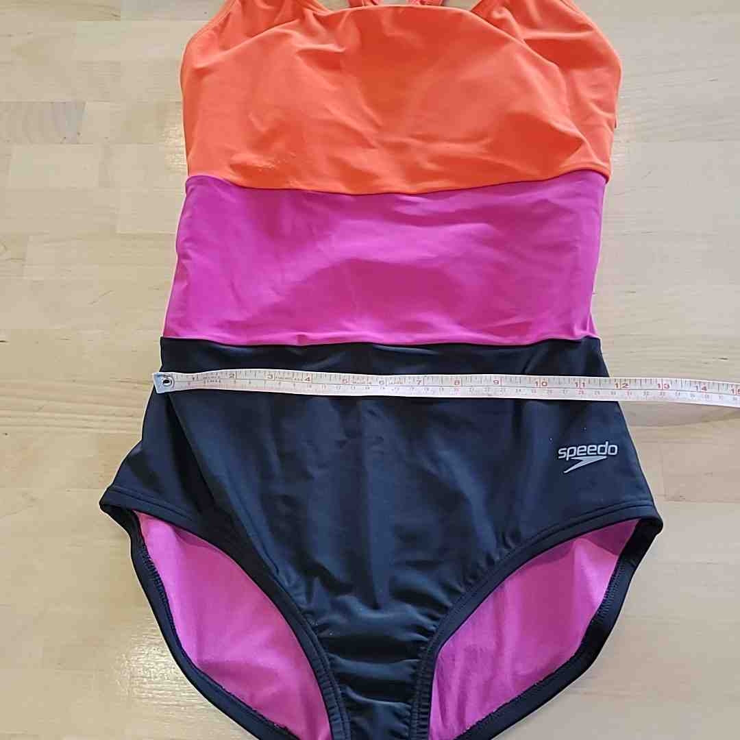 Speedo Size M Multi-Color Swimsuit