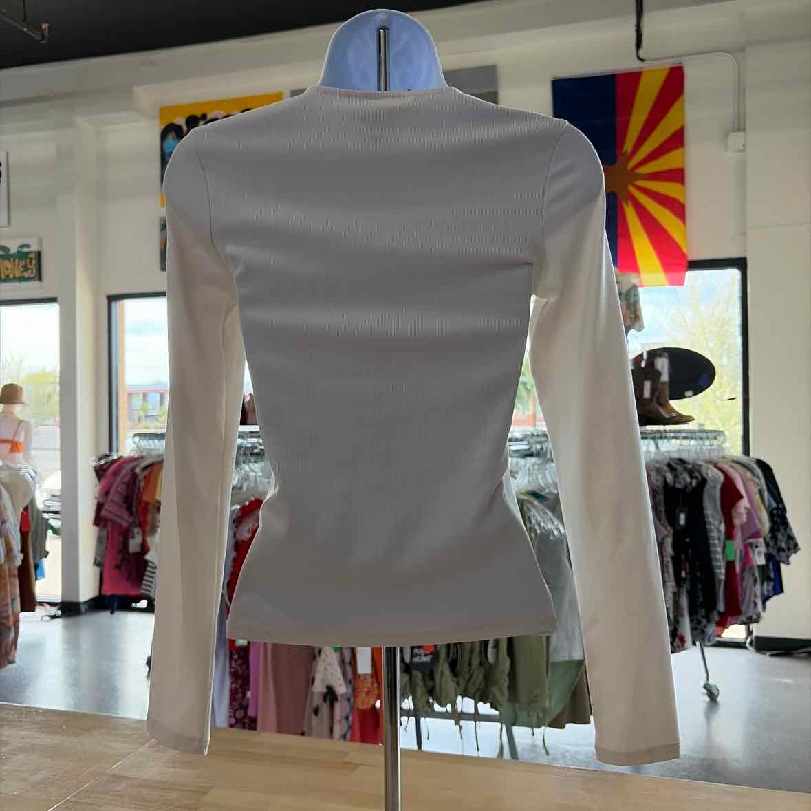 H&M Size XS White Preloved Bodysuit