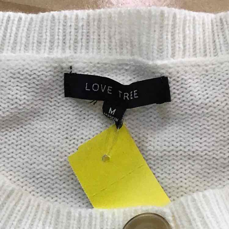 love tree Size M White Preloved Cardigan