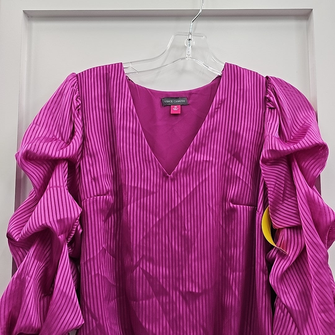 Vince Camuto Size XS Pink New Blouse SS