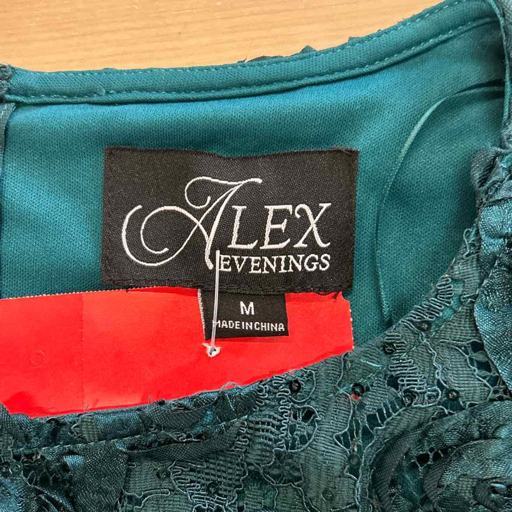 Alex Evenings Size L Green New Blouse