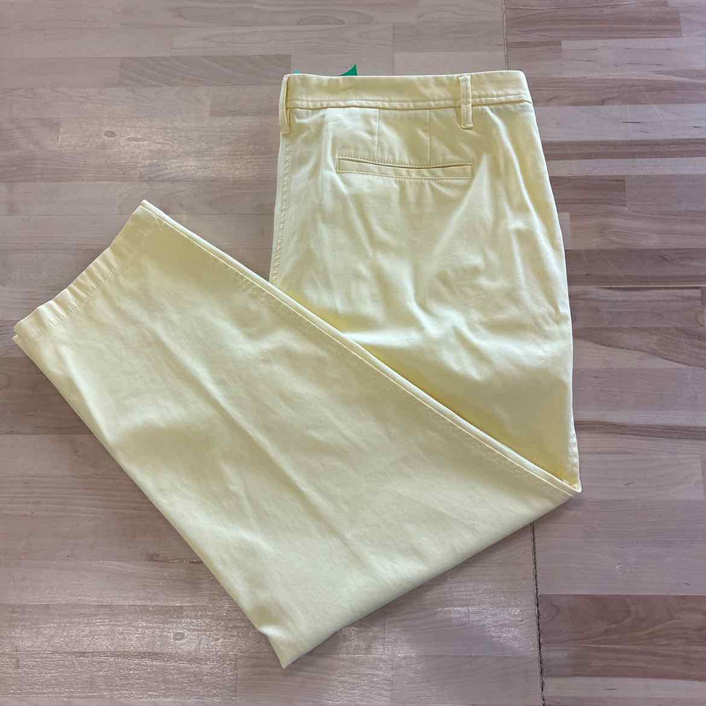 Talbots Size 16P Yellow Preloved Pants