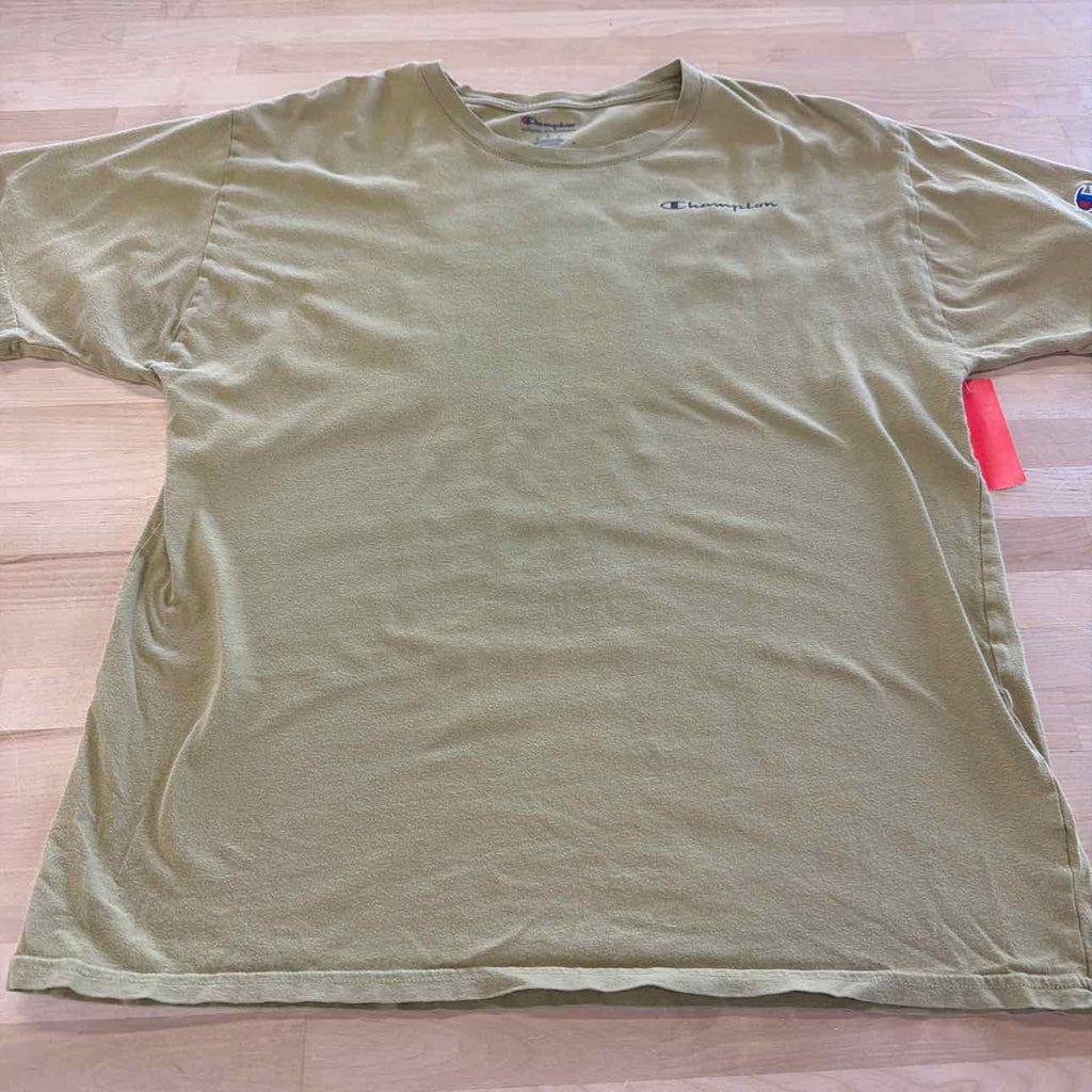 Champion Size L Green Preloved MENS T-shirt
