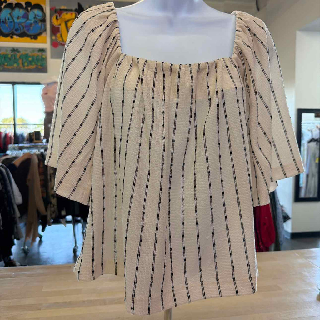 Loft Size S White Preloved Blouse