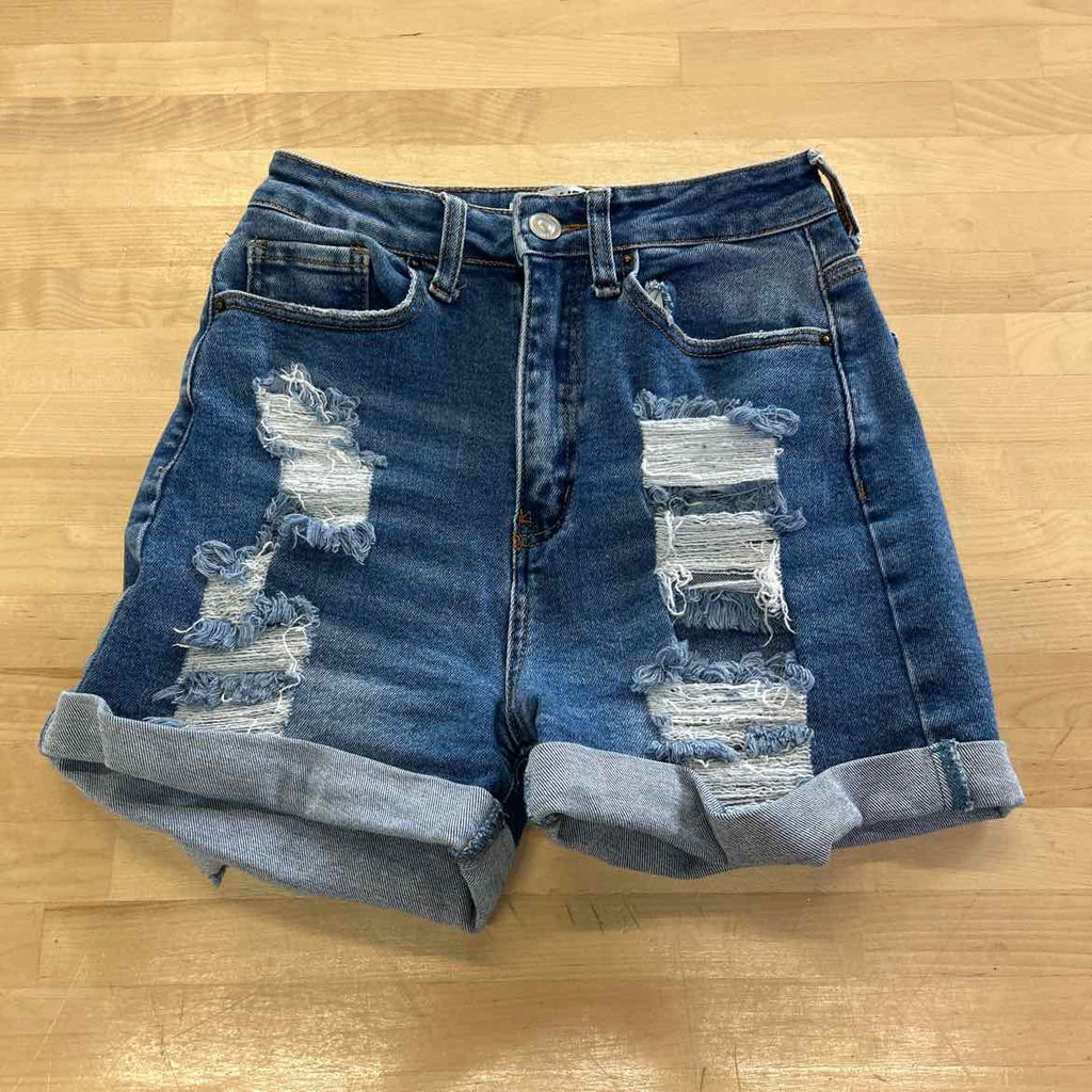 Wax Jean Women Size S Blue Denim Preloved Shorts