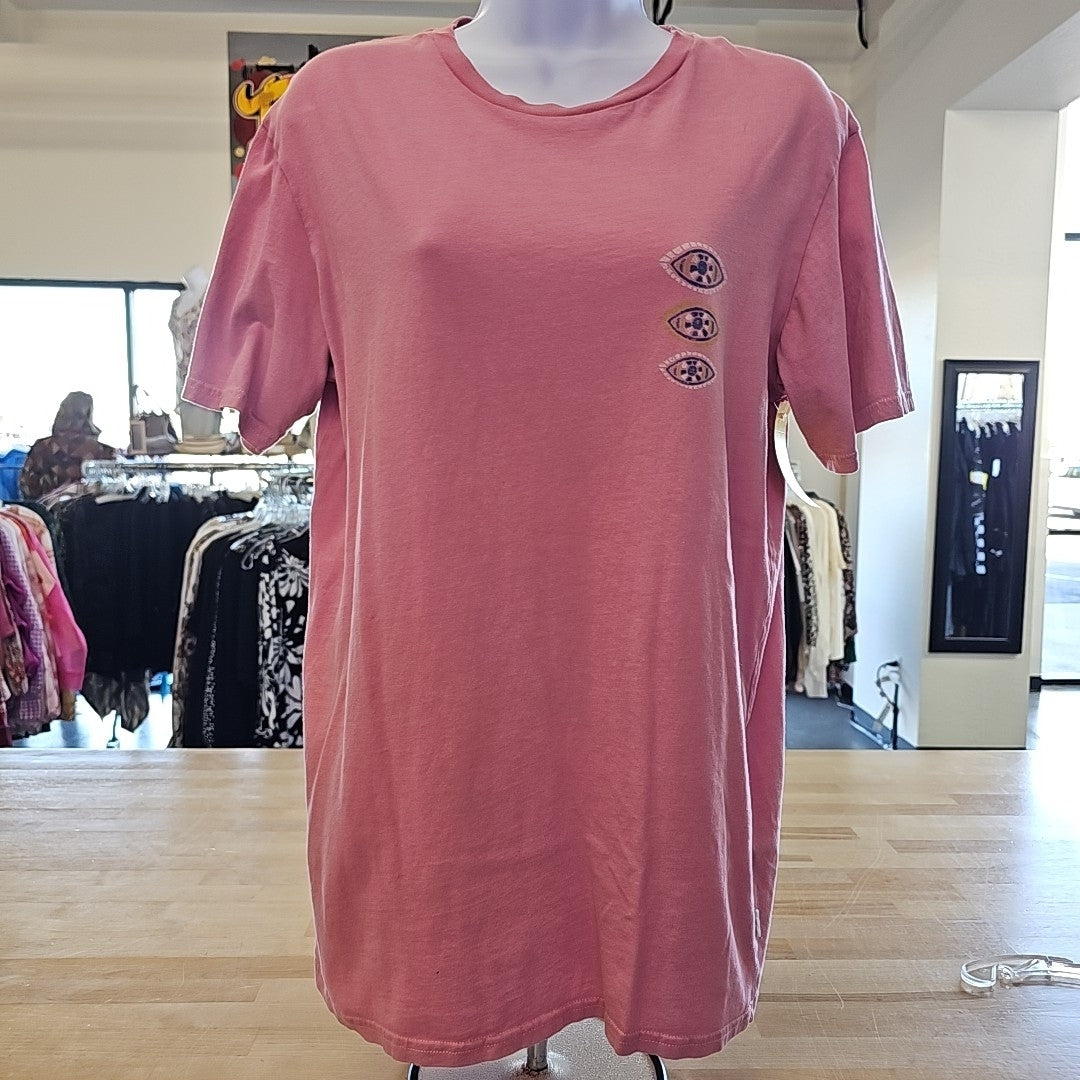 Quicksilver Size S Pink T-shirt