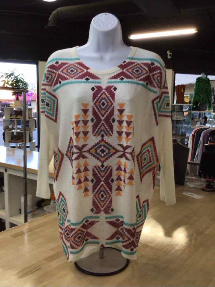 moa moa Size S White Preloved Tunic