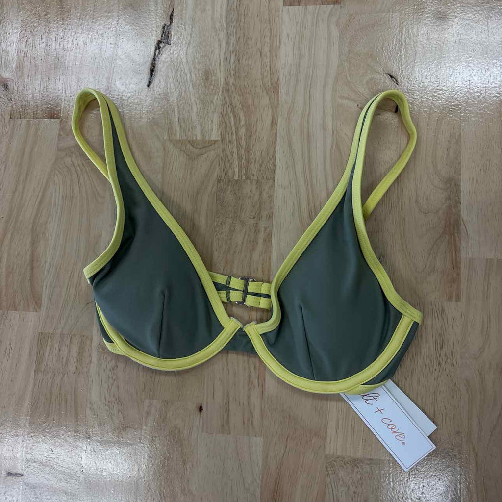 Salt + Cove Size XS Plunge Underwire Bikini Top