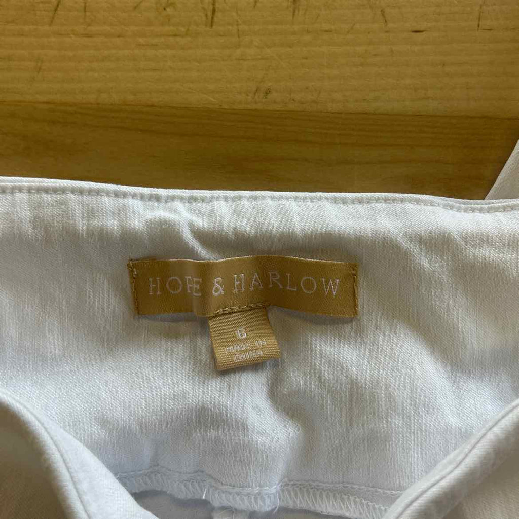 Hope & Harlow Size 6 White Preloved Pants
