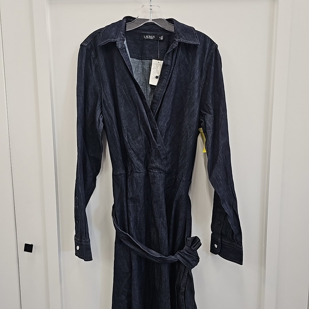 Ralph Lauren Size 14 Blue Dress