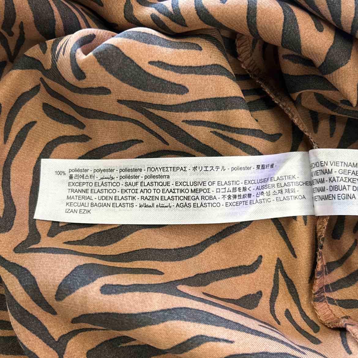 zara Size S Brown Preloved Dress
