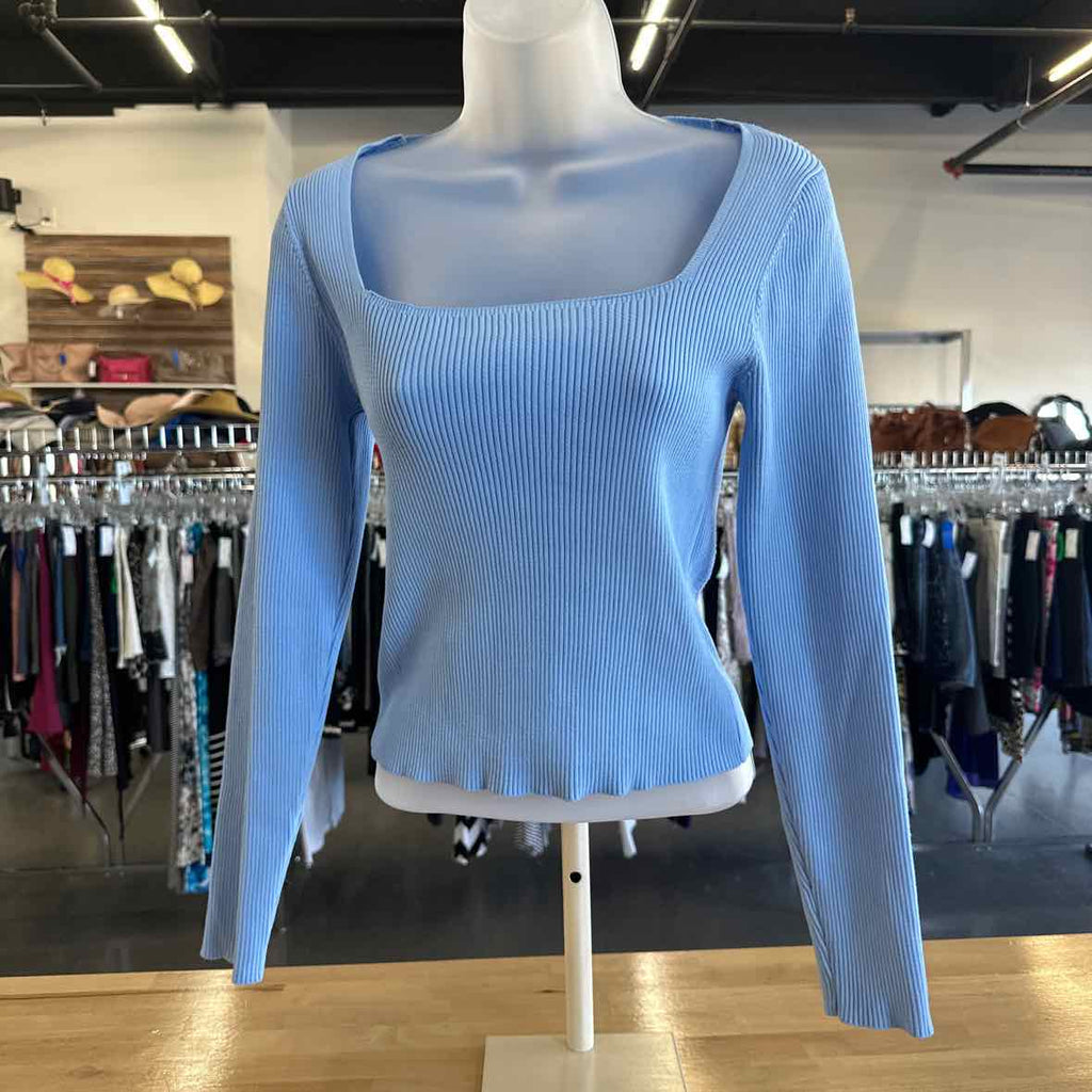 Sincerely Jules Size L Blue Blouse