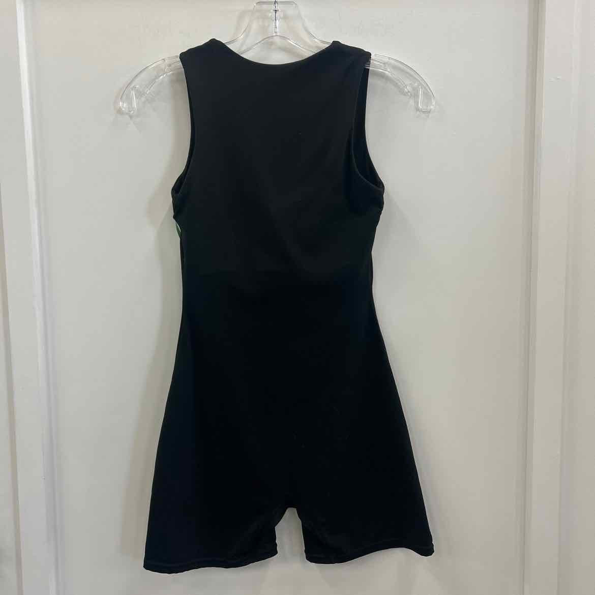 Qinsen Size 4 Black Preloved Romper