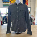 Penguin Size M Gray Preloved MENS Button Down Shirt