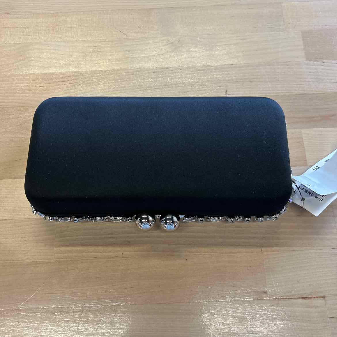 International Concepts Black Evening Bag crystals New Handbag
