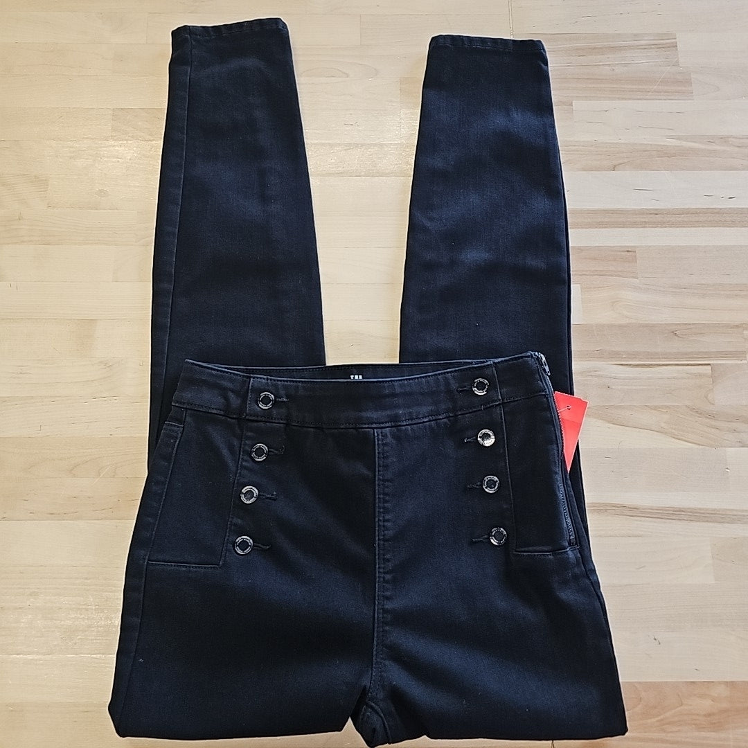 White House Black Market Size 0 Black Preloved Jeans