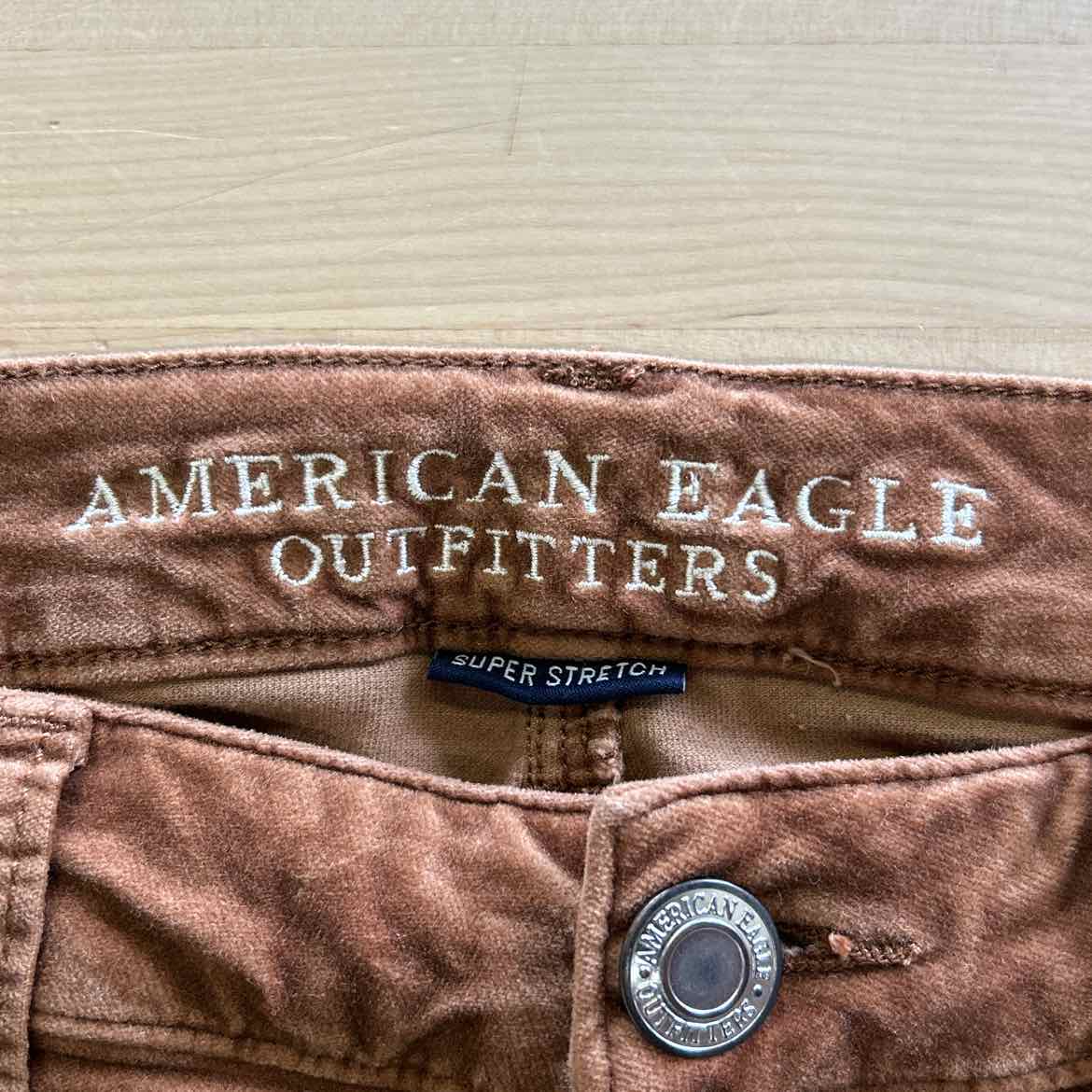 American Eagle Size 8 Brown Preloved Pants
