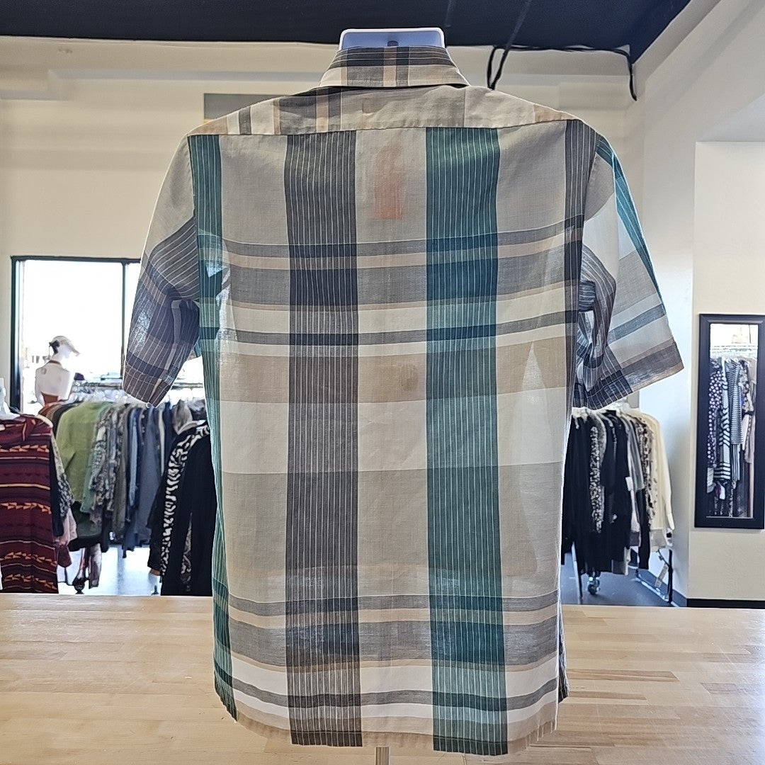 Male FashionBar Men's Size M Multi color MENS Button Down Shirt