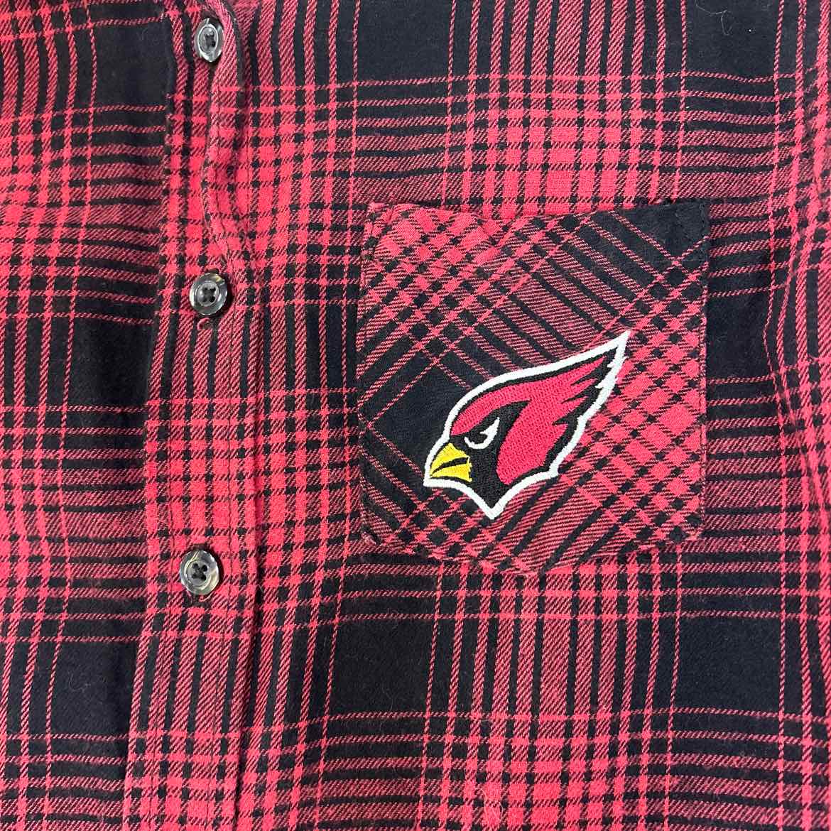 NFL Size S Red Preloved Flannel