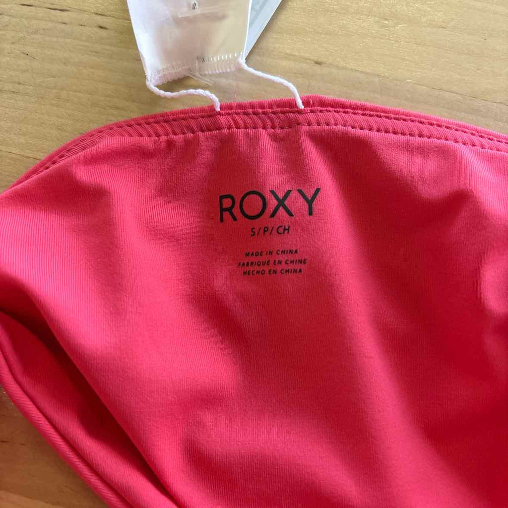 Roxy Size S Coral New Swimsuit Bottom/Top