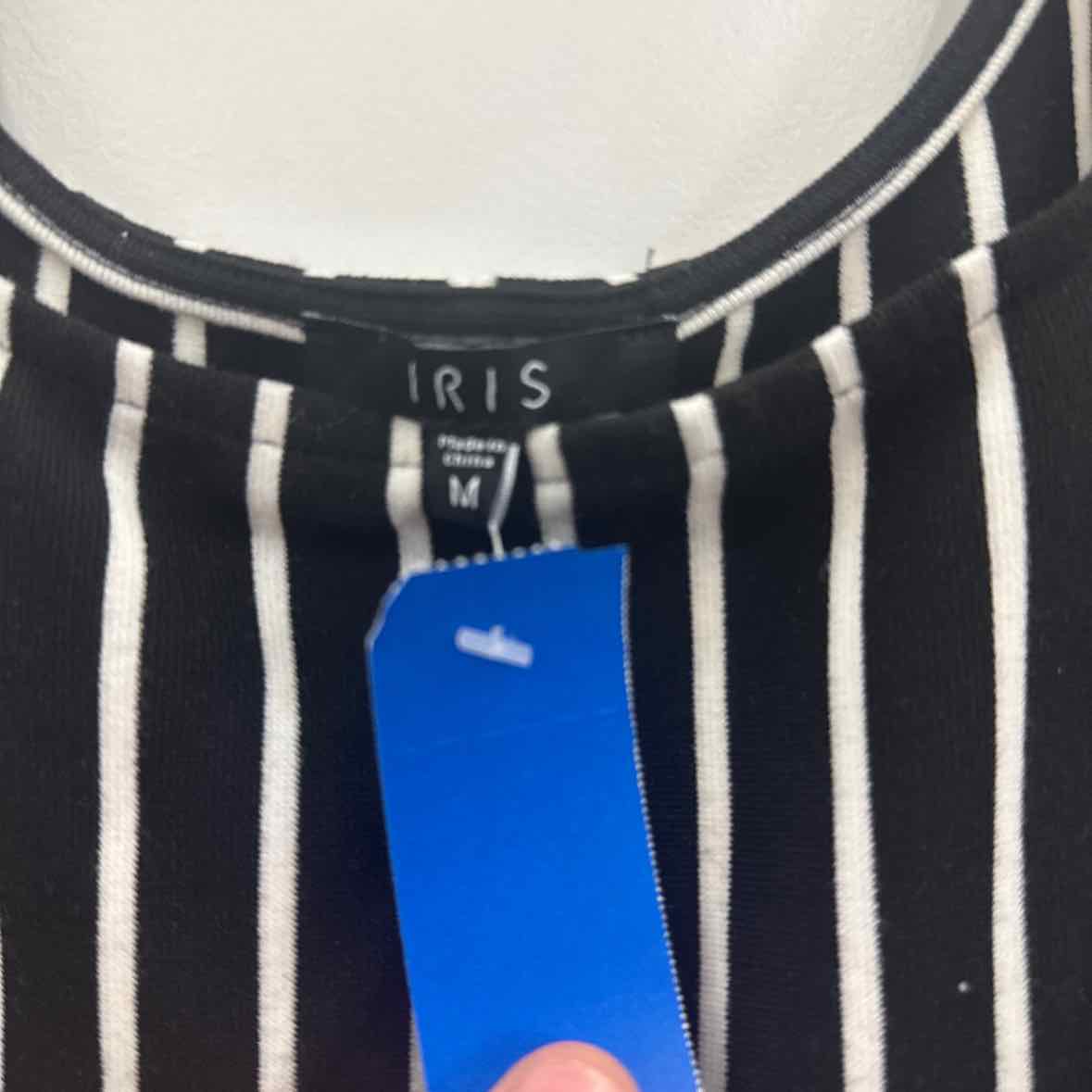 Iris Size M Black/White Preloved Dress