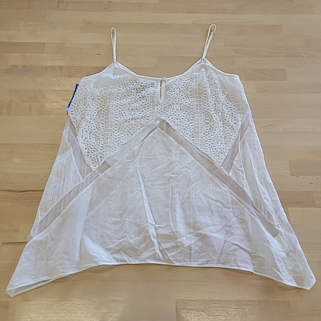 BCBG Size S White Tank