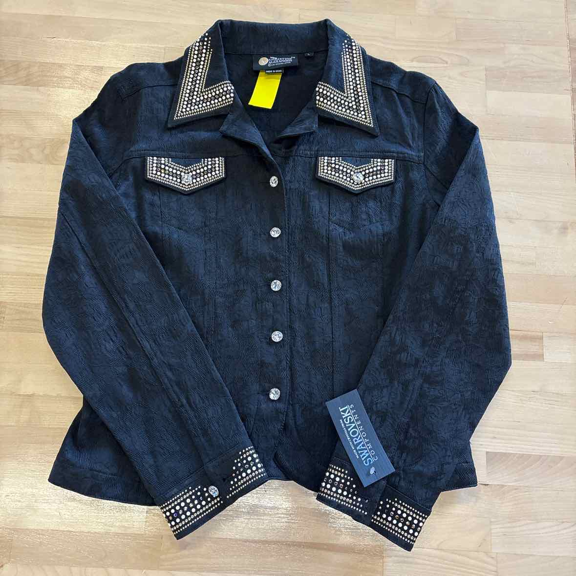 Christine Alexander Size L Black Jacket