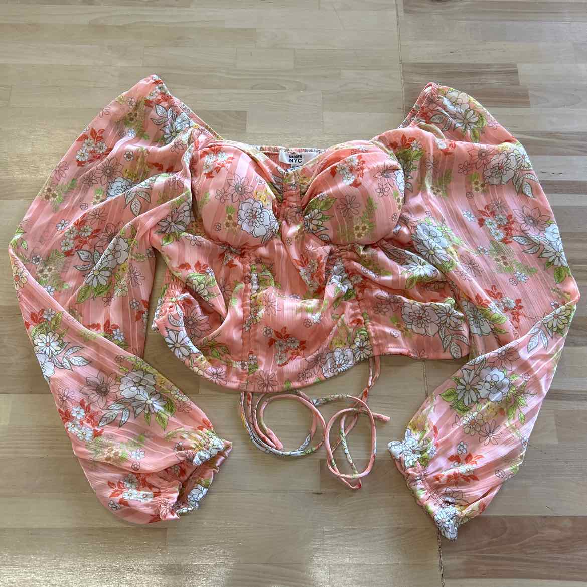 Madden NYC Size XXL Peach Blouse