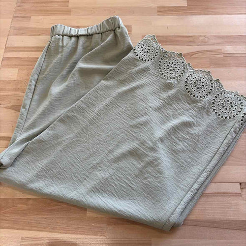 Adrianna Papell Size L Green Preloved Pants