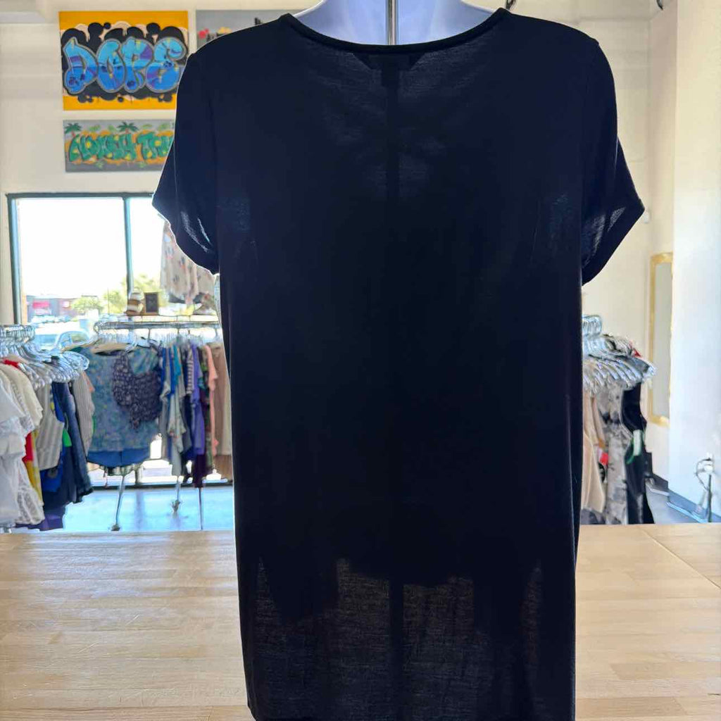 Rock & Republic Size S Black Preloved T-Shirt SS