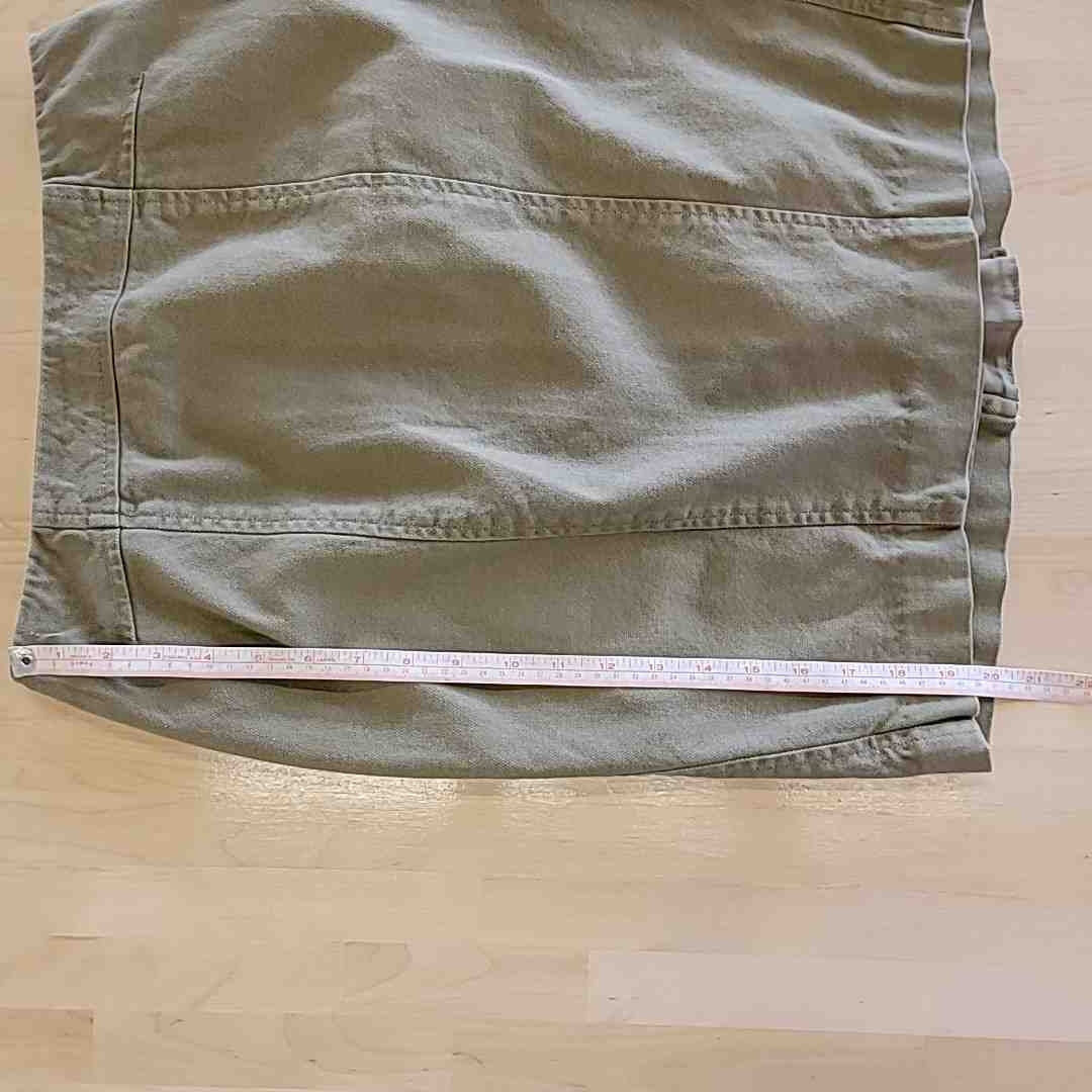Ann Taylor Size 2P Green Skirt