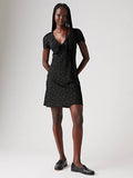 Levi's Women's Delray Floral-Print V-Neck Mini Dress - Virgo Dits