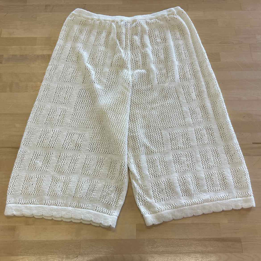 FP Beach Size L White Knit Preloved Pants