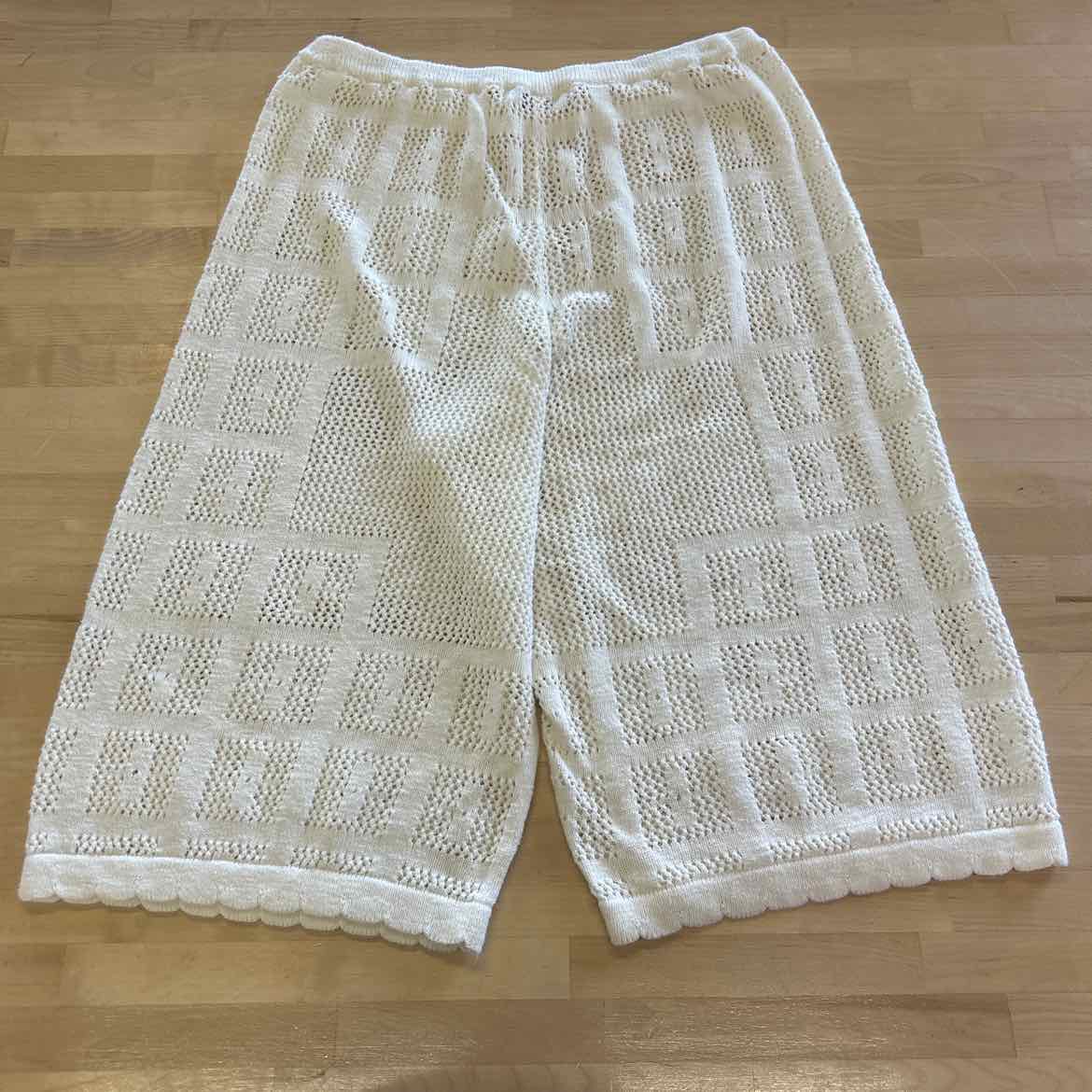 FP Beach Size L White Knit Preloved Pants
