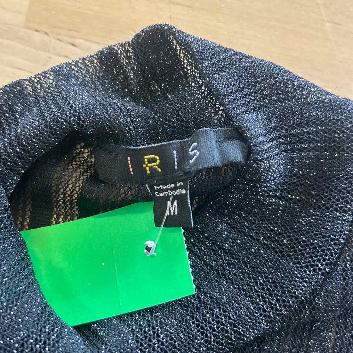 Iris Size M Black Nylon Preloved Bodysuit