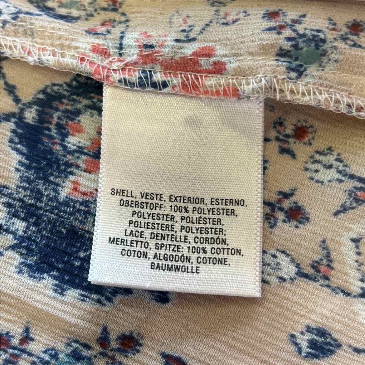 Maeve Size 8 Beige Preloved Blouse LS