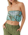 O'Neill Juniors' Danny Cropped Tube Top - Oil Green