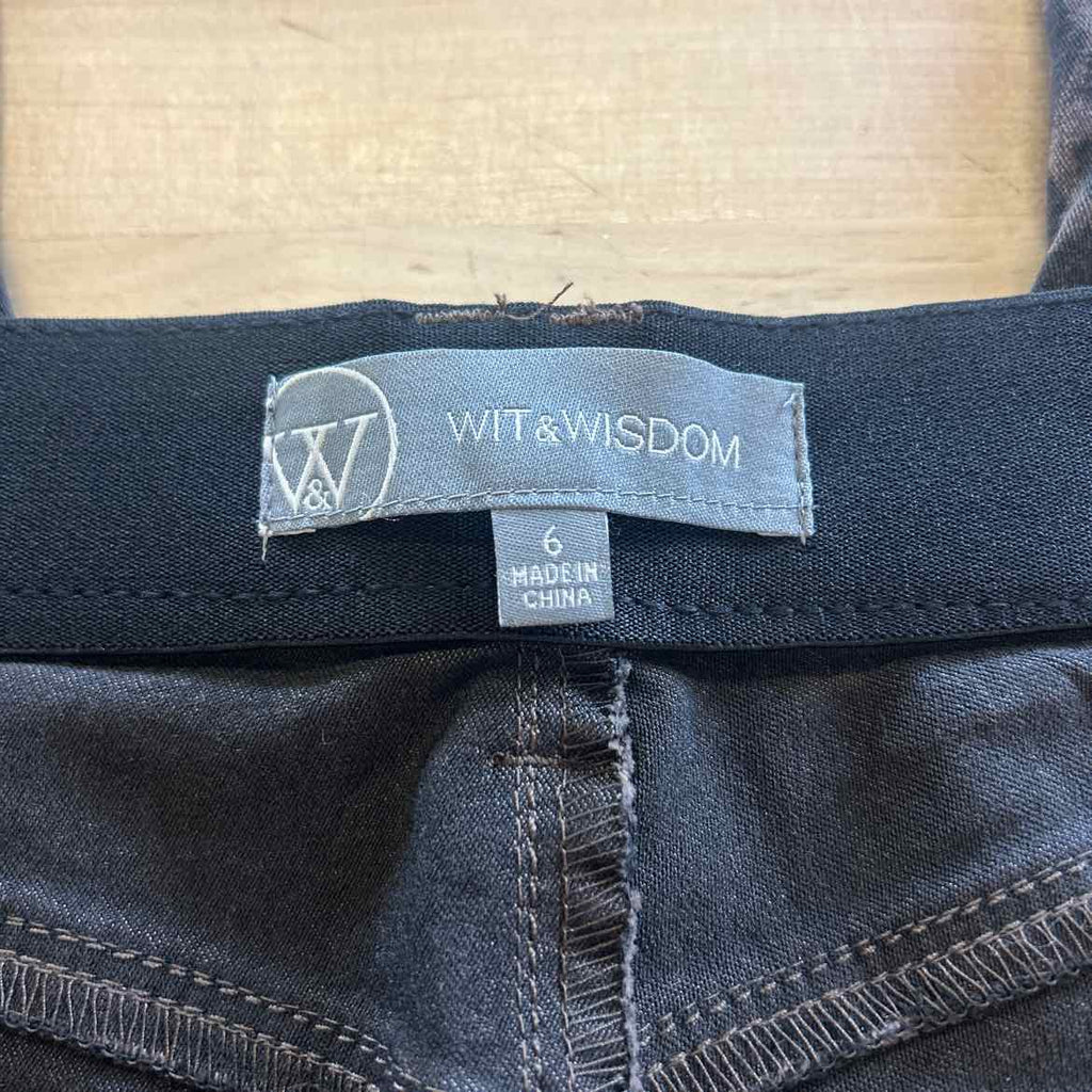 Wit and Wisdom Size 6 Brown Preloved Pants