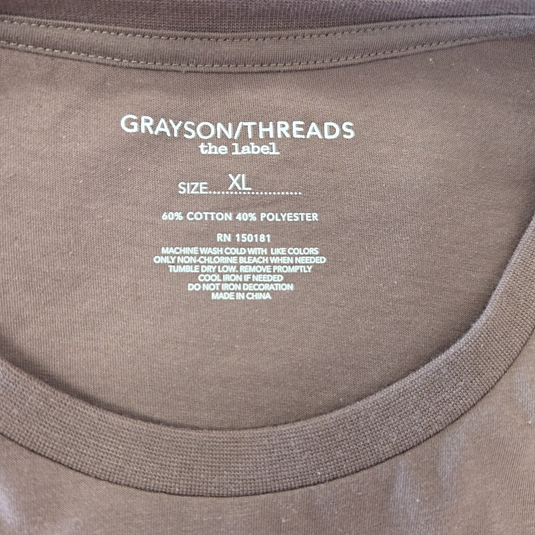 Grayson Threads Size XL Lace Corset Graphic T-Shirt