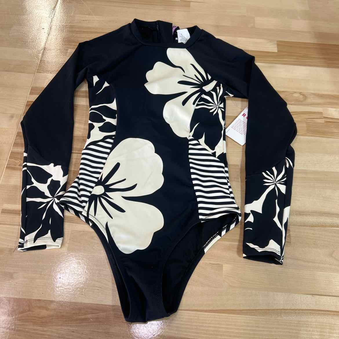 Roxy Women's Standard Long Sleeve Surf Suit-Onesie Fitted Rash Guard Swimsuit UP