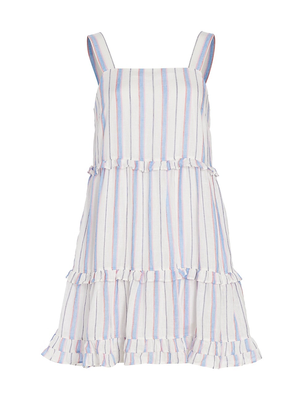 Rails Red White Blue Size S Linen Blend Tank Dress NWT