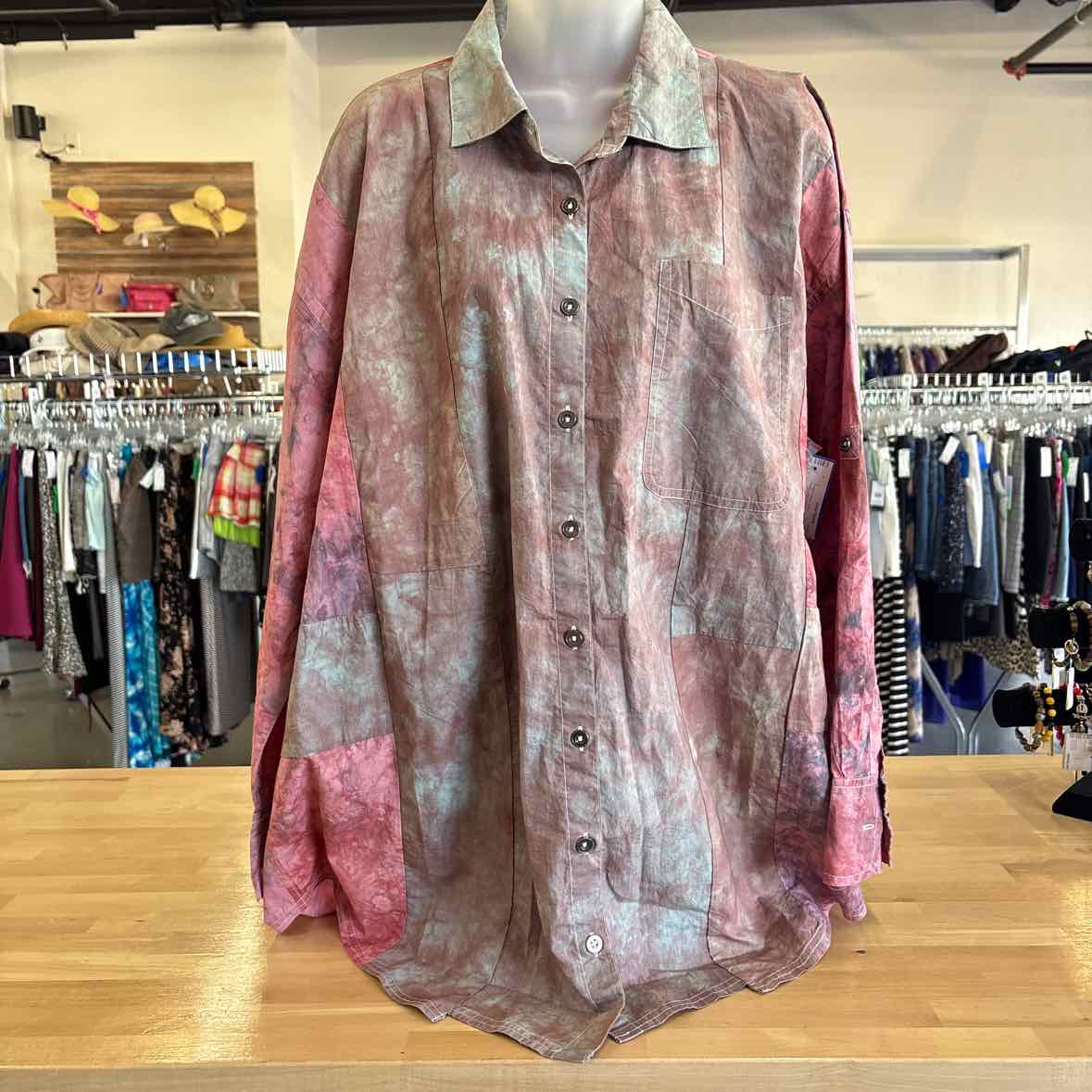 we the free Size XS Multi-Color Button Down Shirt