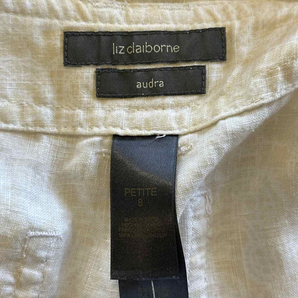 Liz Claiborne Size 8P White 2 pc sets
