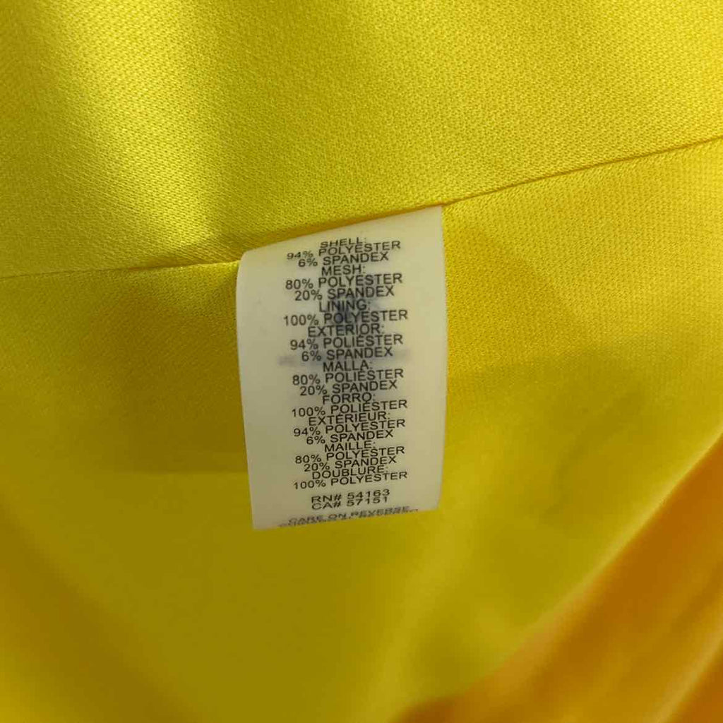 Calvin Klein Size 8 Yellow Preloved Dress
